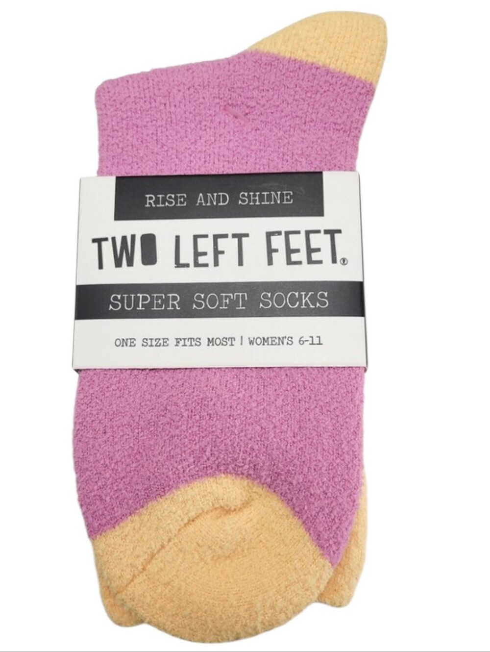Two Left Feet Sock Co. Rise and Shine Super Soft Socks Women's 6-11